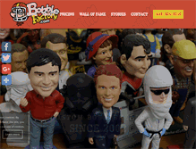 Tablet Screenshot of bobblefactory.com